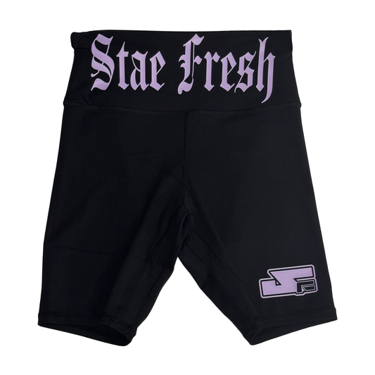 GOTHIC LOGO BIKER SHORTS